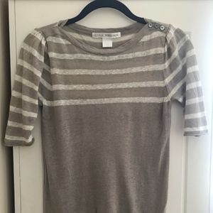 Stripe Linen Sweater